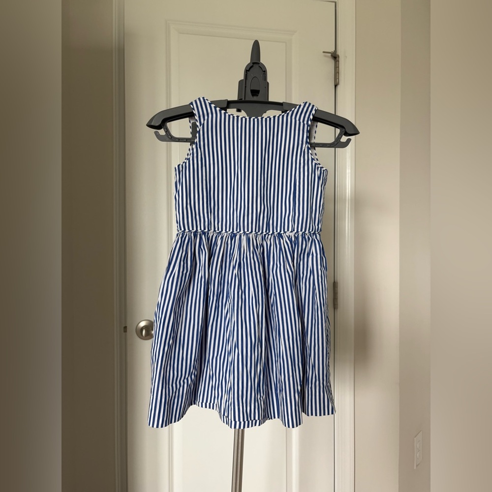 Polo by Ralph Lauren Casual Bengal Striped Cotton Dress Kids size 5